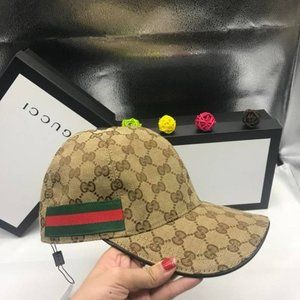 🆕Gucci💯 G-G 💯 Baseball Cap Hat Canvas Unisex